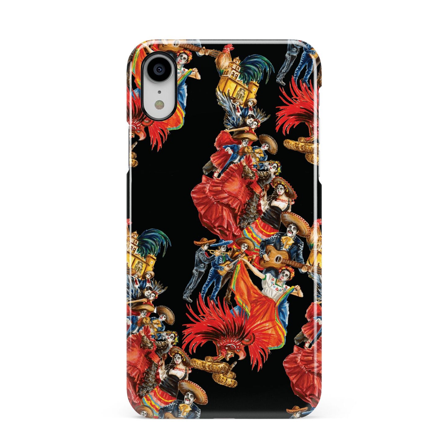 Day of the Dead Festival Apple iPhone XR White 3D Snap Case