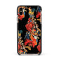 Day of the Dead Festival Apple iPhone Xs Max Impact Case Black Edge on Gold Phone