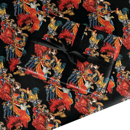 Day of the Dead Festival Custom Wrapping Paper