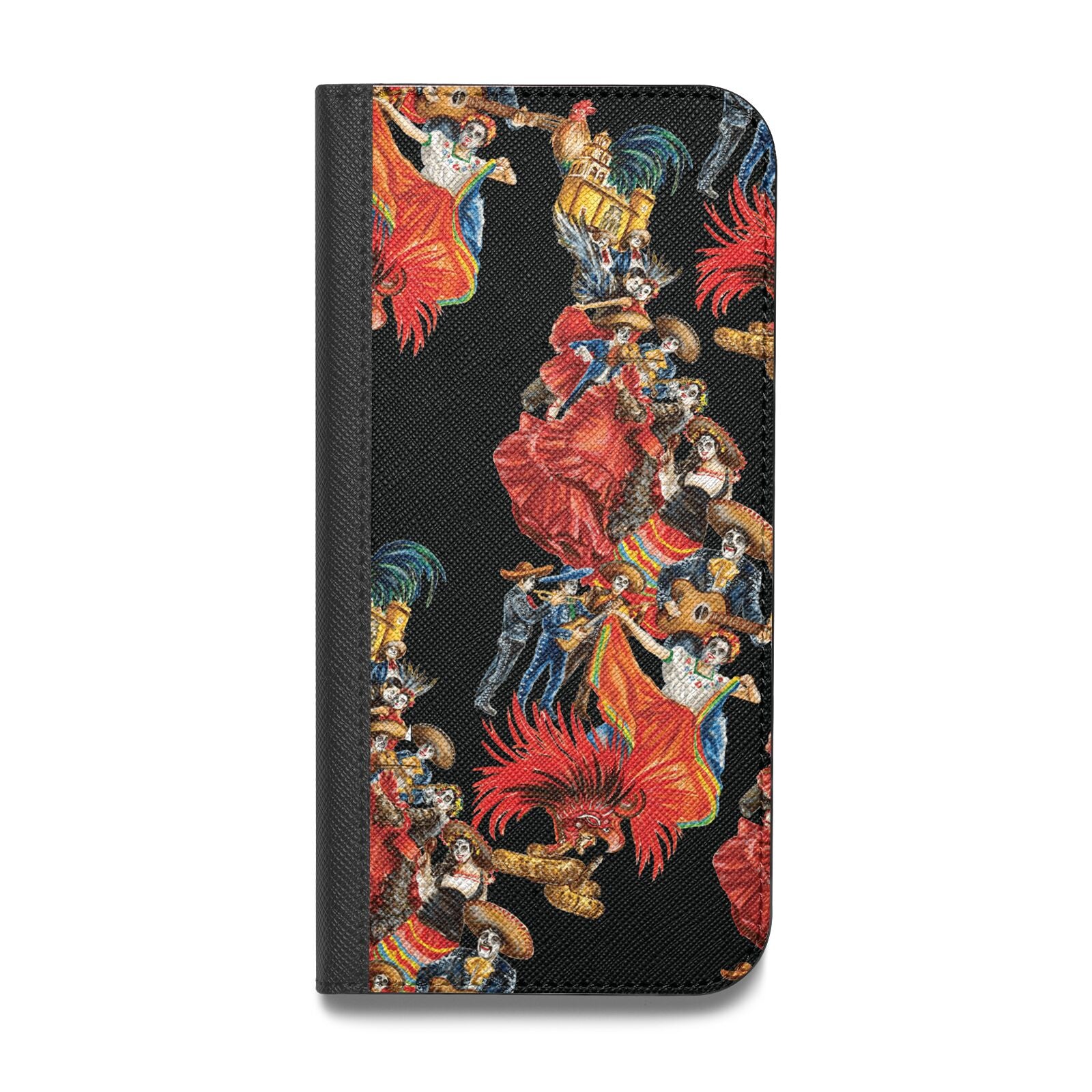Day of the Dead Festival Vegan Leather Flip Samsung Case