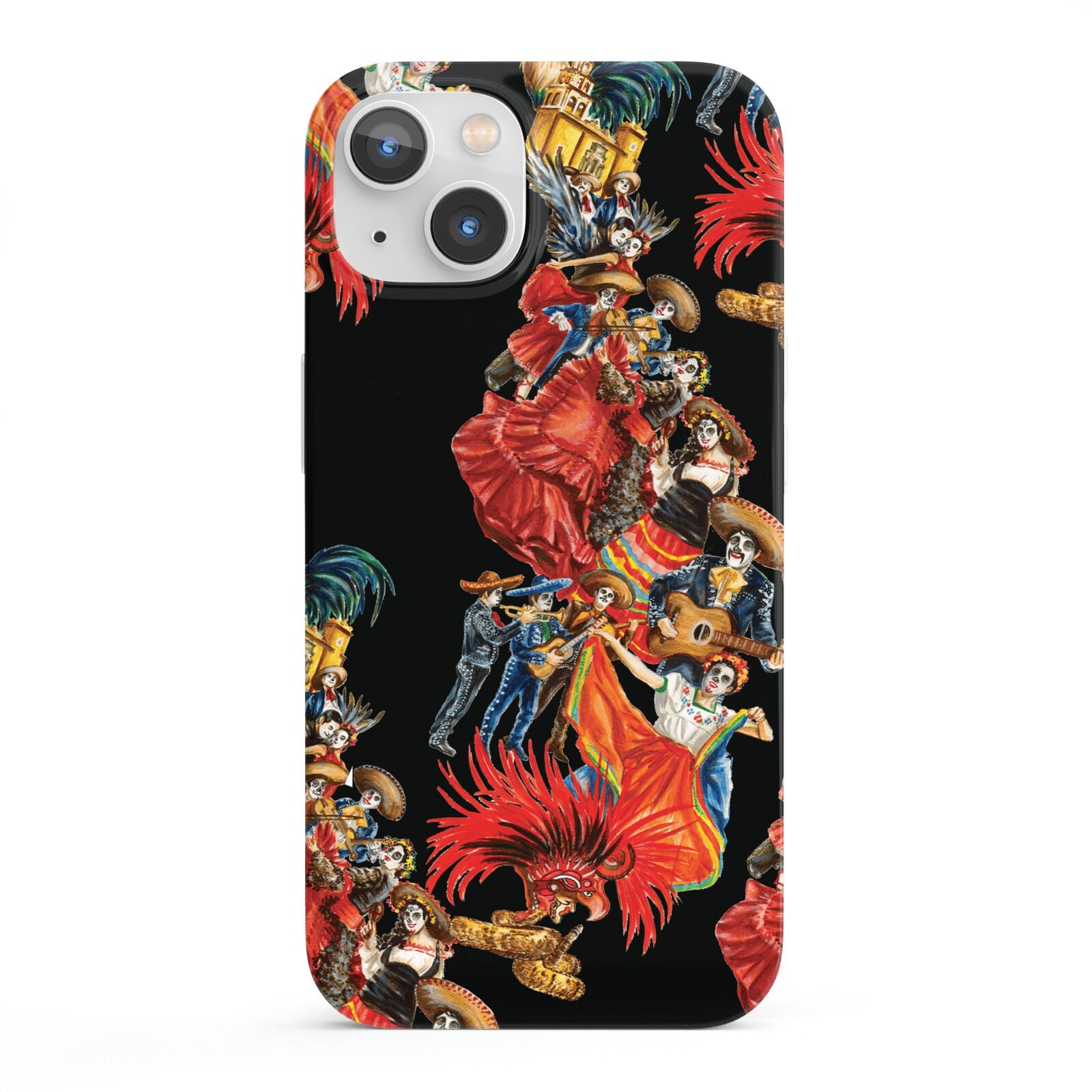 Day of the Dead Festival iPhone 13 Full Wrap 3D Snap Case