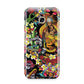 Day of the Dead Samsung Galaxy A3 2017 Case on gold phone