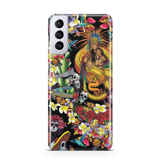 Day of the Dead Samsung S21 Plus Phone Case