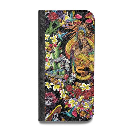 Day of the Dead Vegan Leather Flip Samsung Case