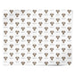 Deerhound Icon with Name Personalised Wrapping Paper Alternative