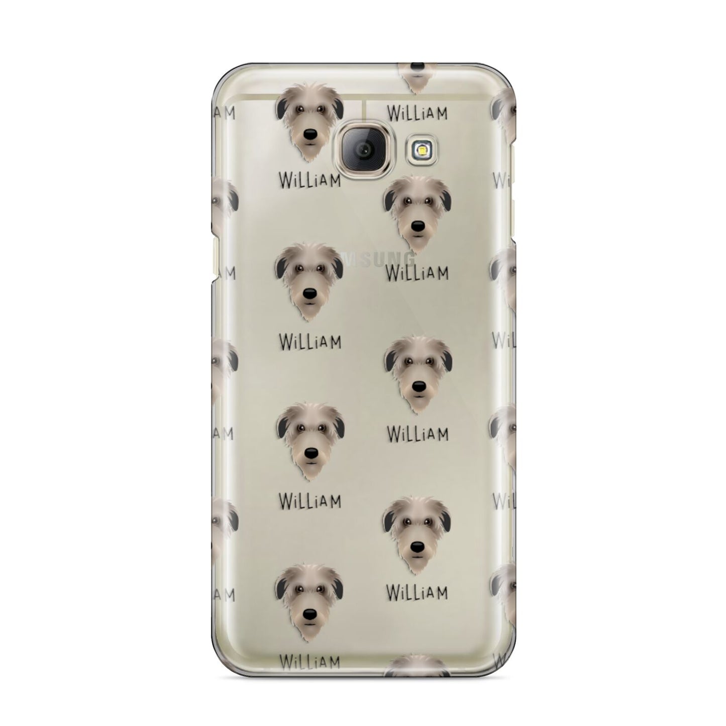 Deerhound Icon with Name Samsung Galaxy A8 2016 Case