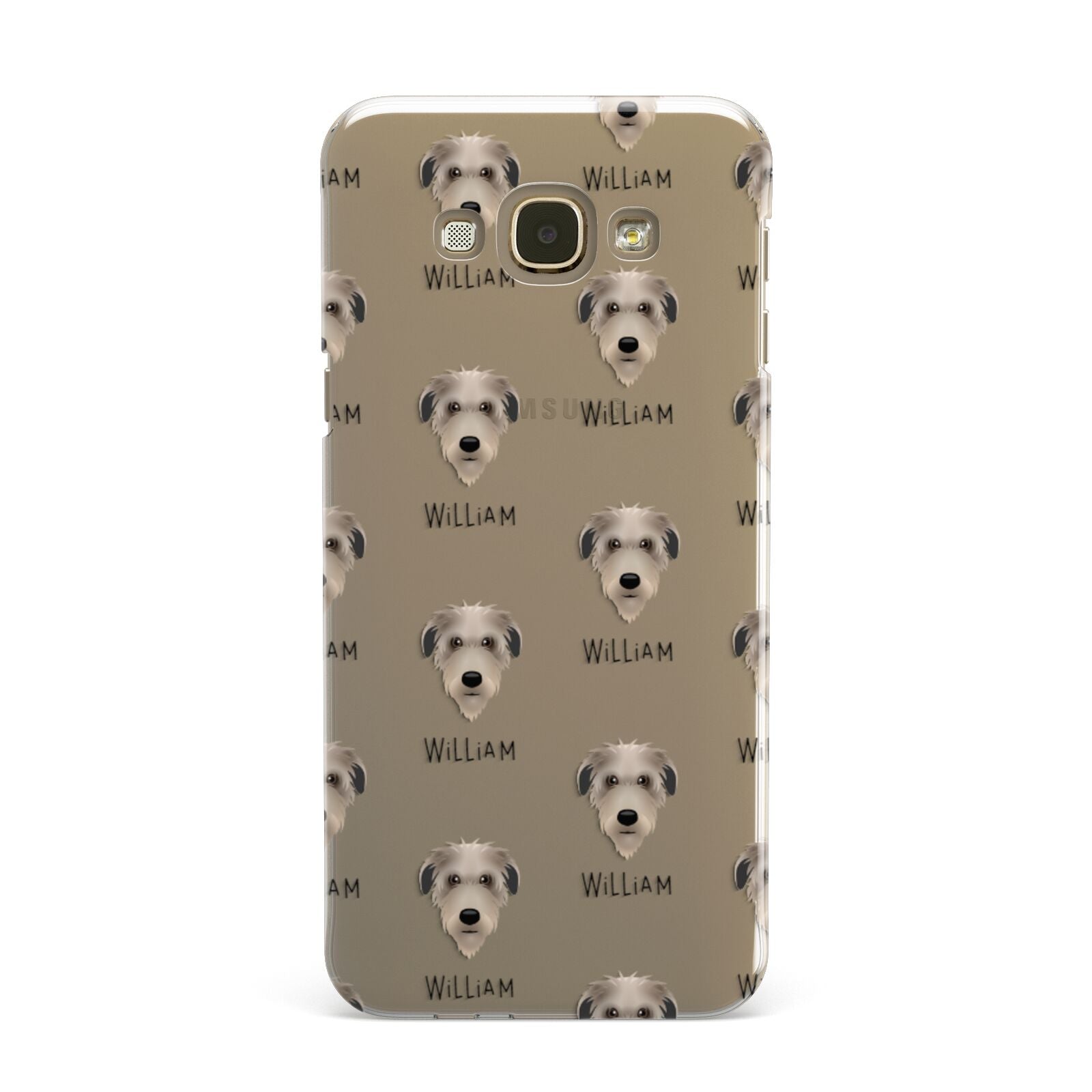 Deerhound Icon with Name Samsung Galaxy A8 Case
