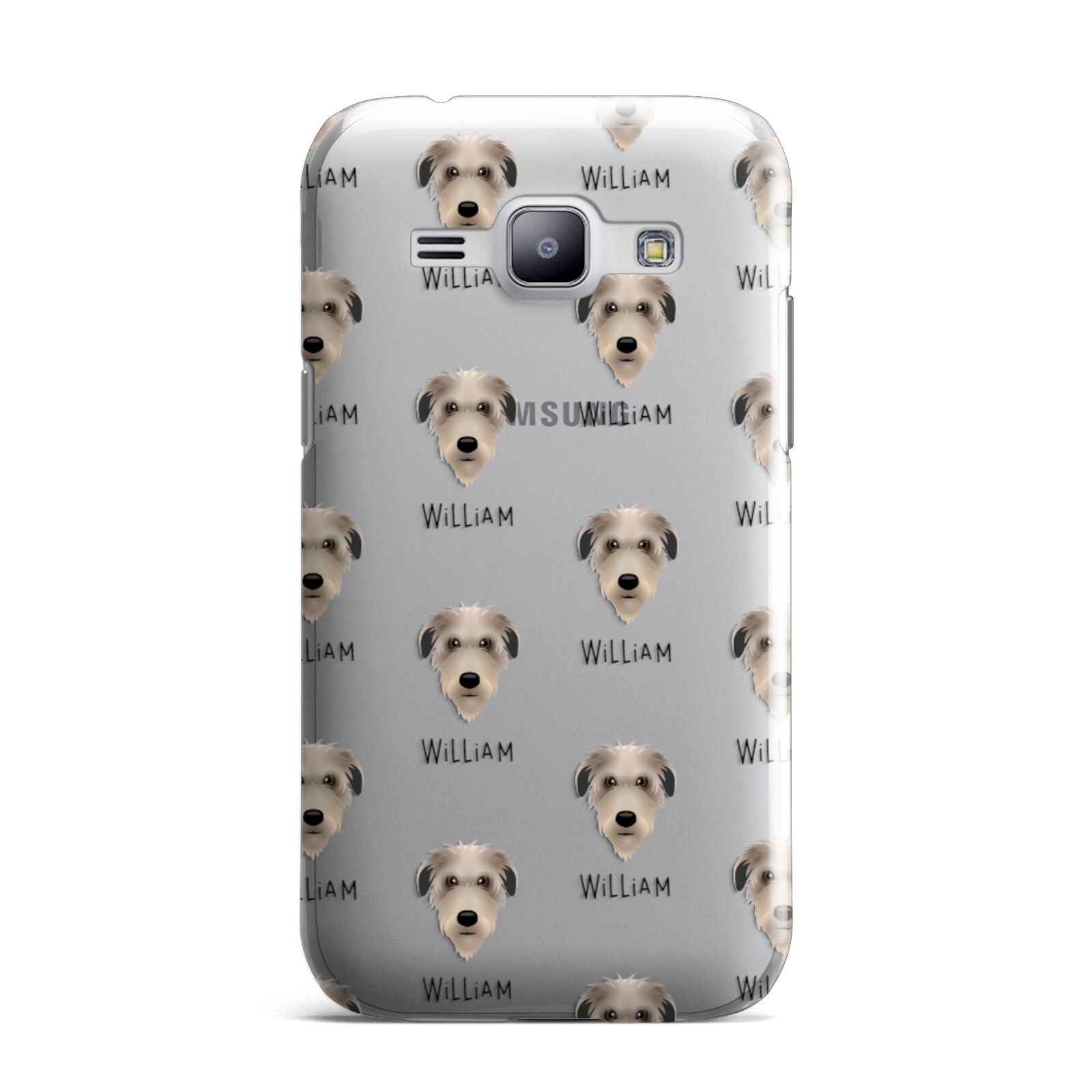 Deerhound Icon with Name Samsung Galaxy J1 2015 Case