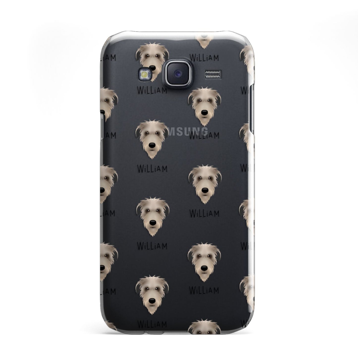 Deerhound Icon with Name Samsung Galaxy J5 Case