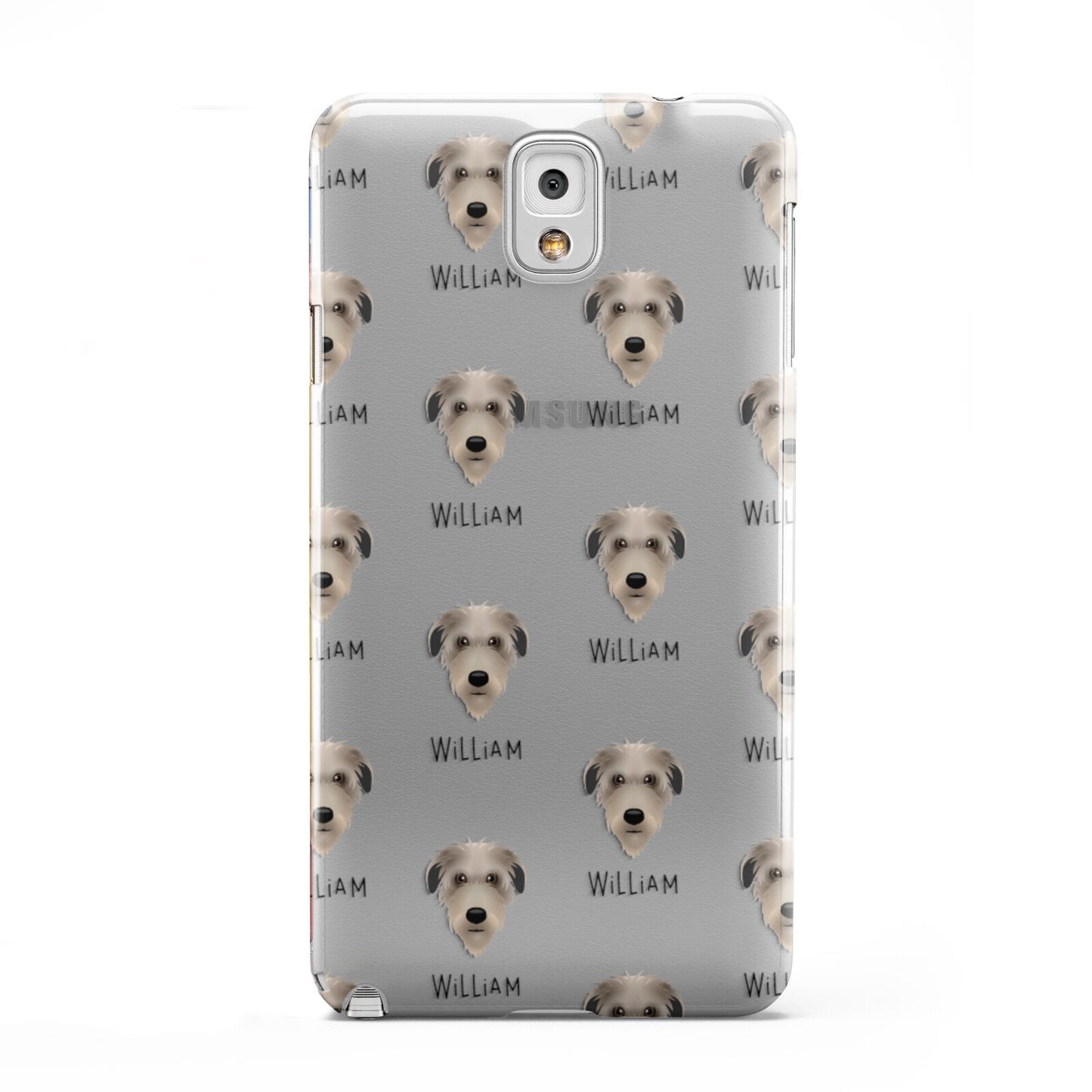 Deerhound Icon with Name Samsung Galaxy Note 3 Case