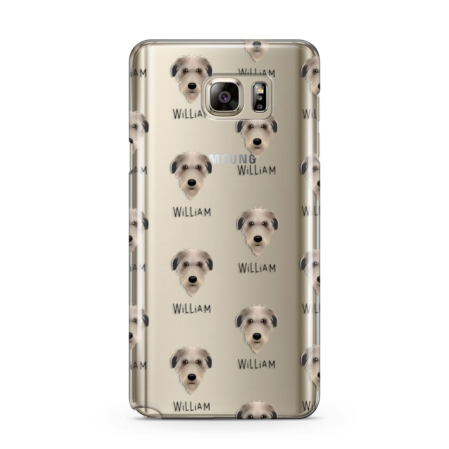Deerhound Icon with Name Samsung Galaxy Note 5 Case