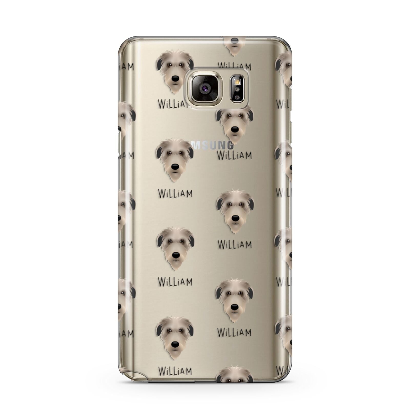 Deerhound Icon with Name Samsung Galaxy Note 5 Case