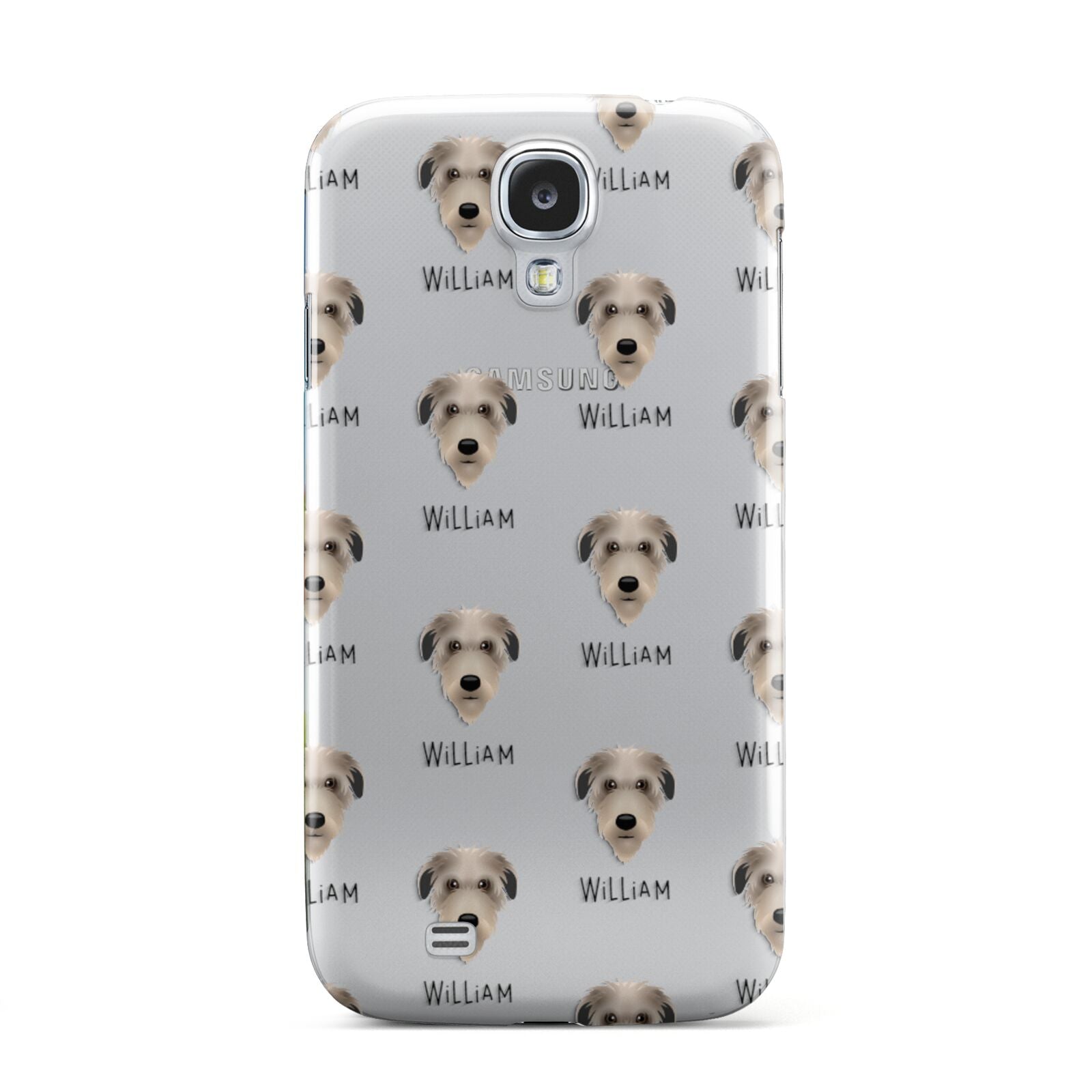 Deerhound Icon with Name Samsung Galaxy S4 Case