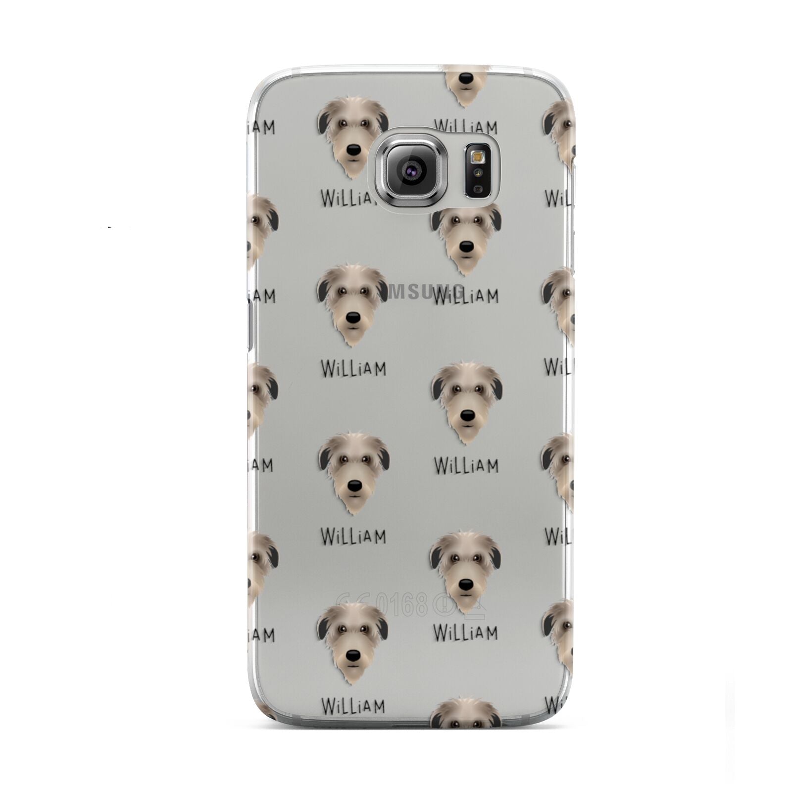 Deerhound Icon with Name Samsung Galaxy S6 Case