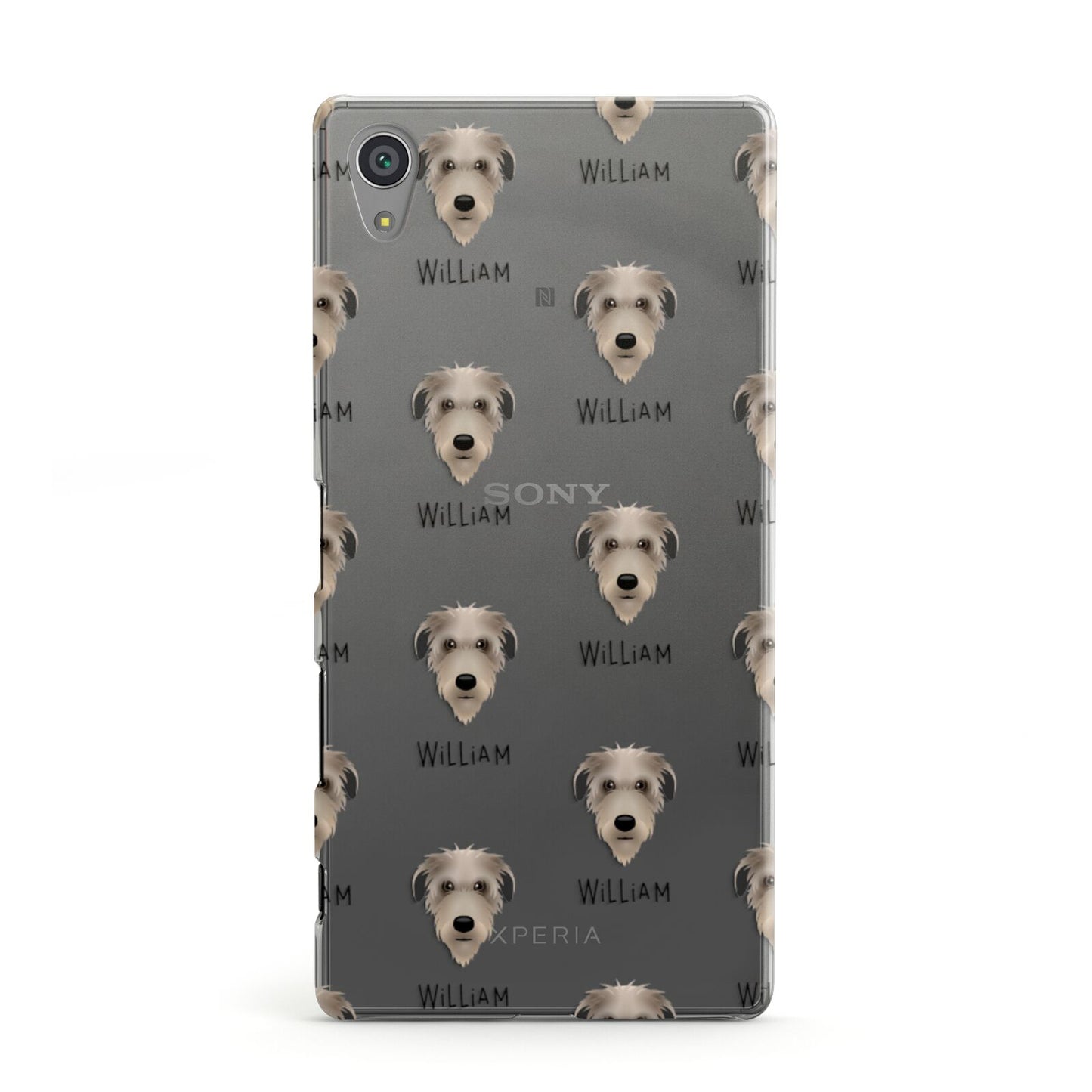 Deerhound Icon with Name Sony Xperia Case