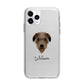 Deerhound Personalised Apple iPhone 11 Pro Max in Silver with Bumper Case