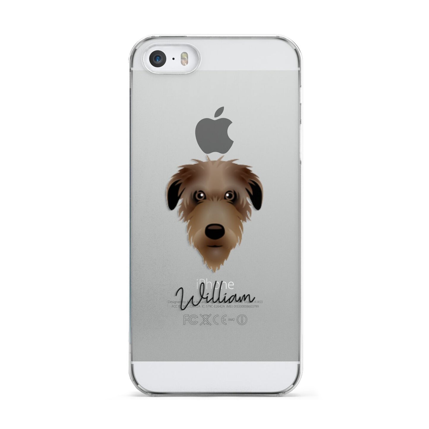 Deerhound Personalised Apple iPhone 5 Case