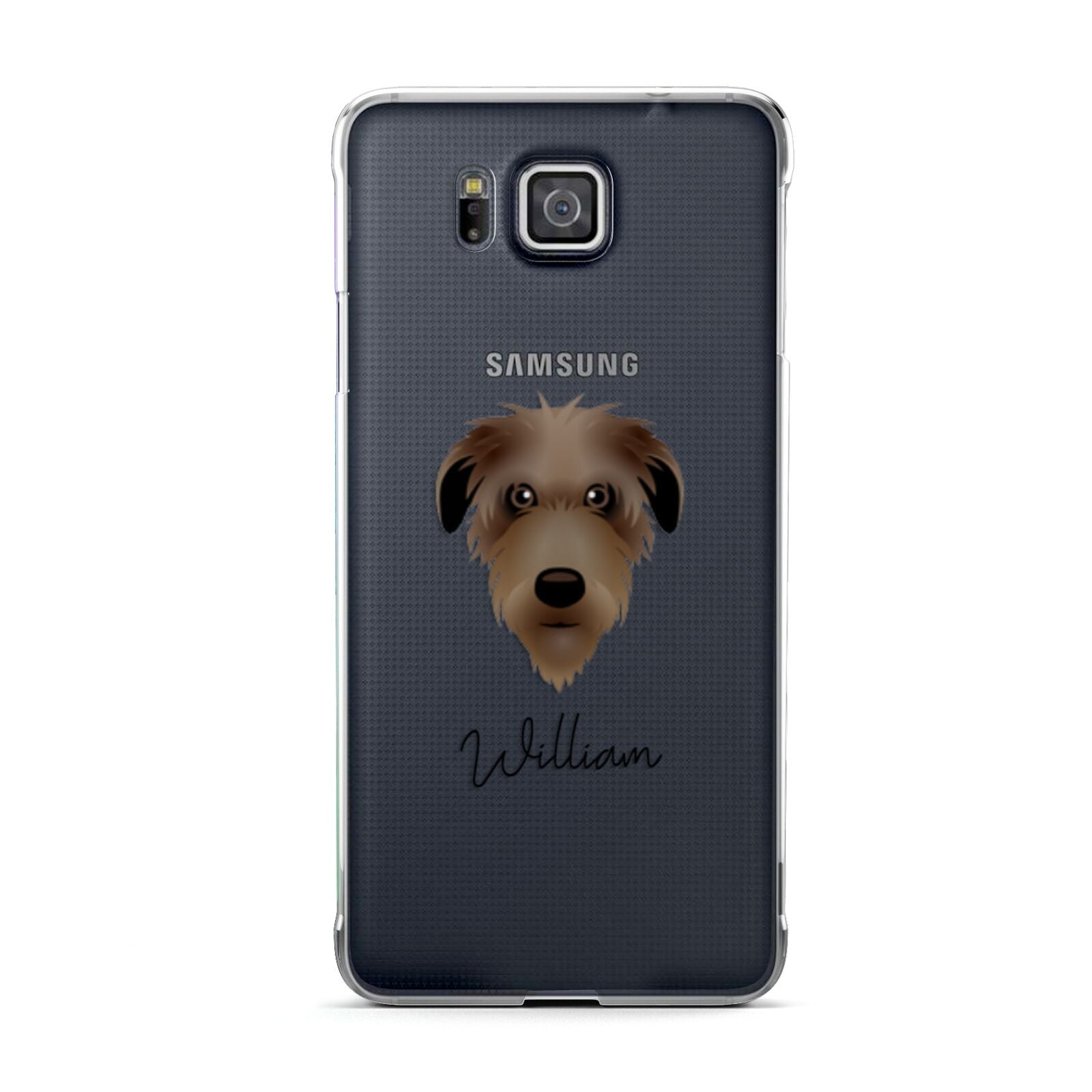 Deerhound Personalised Samsung Galaxy Alpha Case