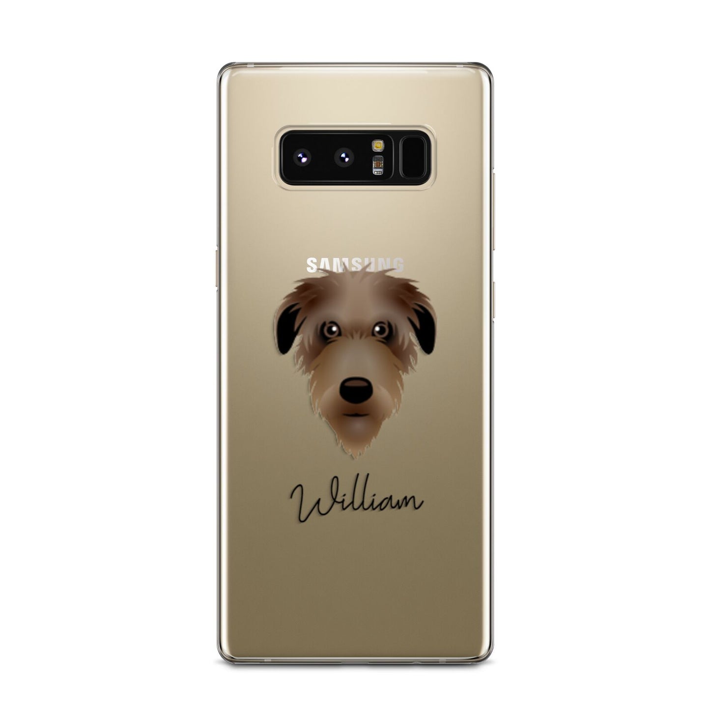 Deerhound Personalised Samsung Galaxy Note 8 Case