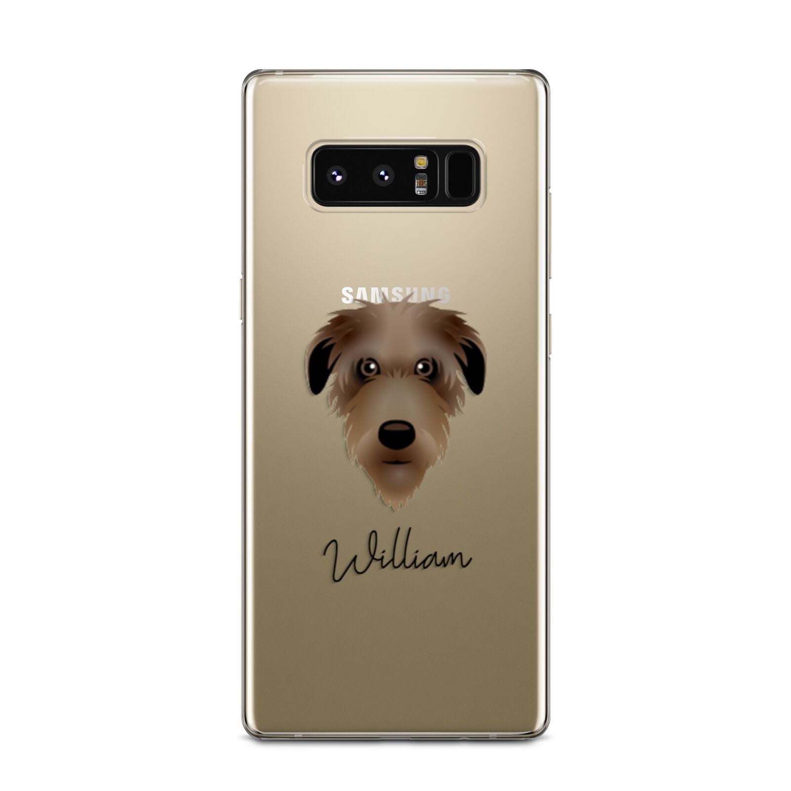 Deerhound Personalised Samsung Galaxy Note 8 Case