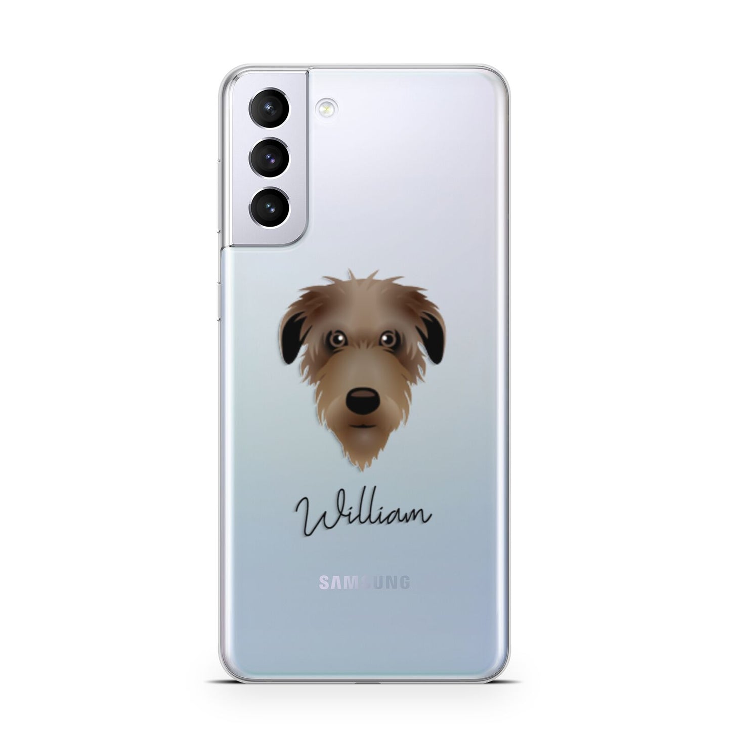 Deerhound Personalised Samsung S21 Plus Phone Case