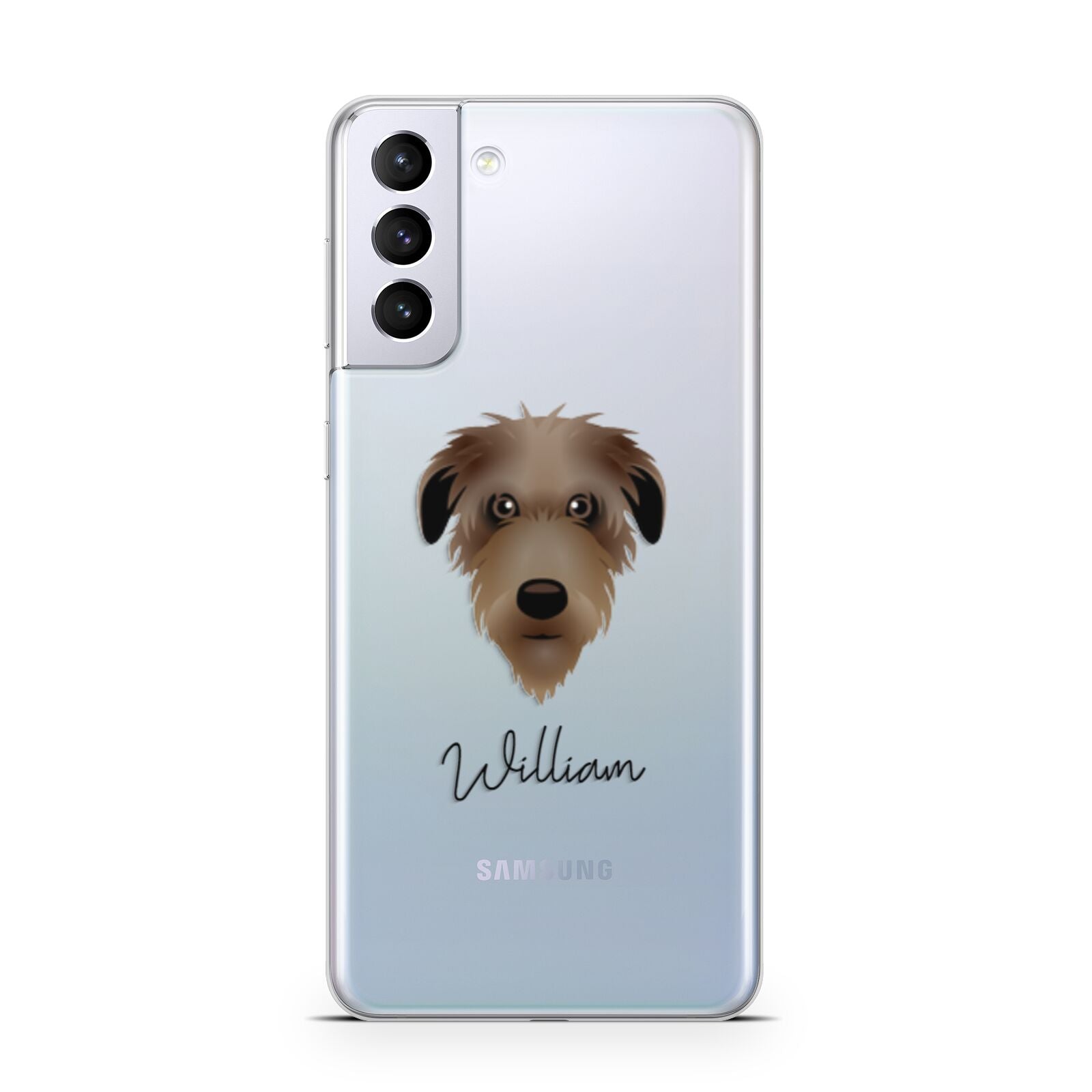 Deerhound Personalised Samsung S21 Plus Phone Case