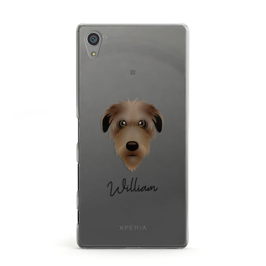 Deerhound Personalised Sony Xperia Case