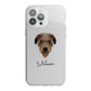 Deerhound Personalised iPhone 13 Pro Max TPU Impact Case with White Edges