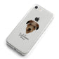 Deerhound Personalised iPhone 8 Bumper Case on Silver iPhone Alternative Image