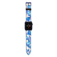 Devil Fish Apple Watch Strap with Blue Hardware