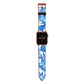 Devil Fish Apple Watch Strap with Red Hardware