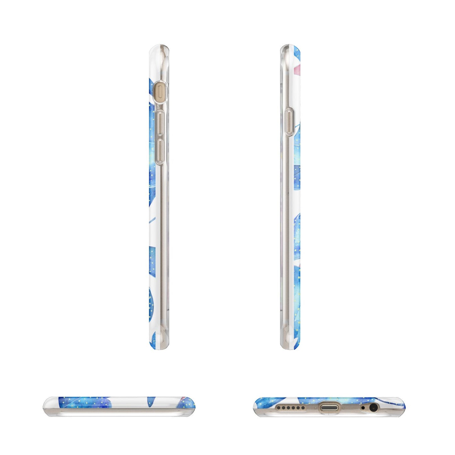 Devil Fish Apple iPhone 6 3D Wrap Tough Case Alternative Image Angles