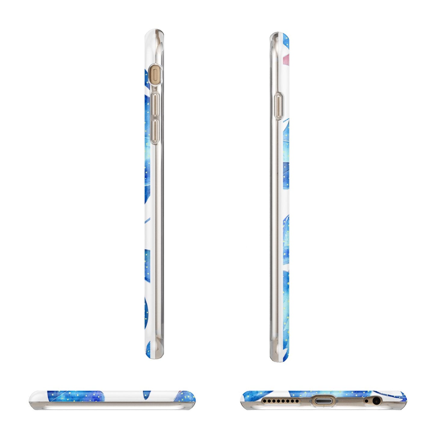 Devil Fish Apple iPhone 6 Plus 3D Wrap Tough Case Alternative Image Angles