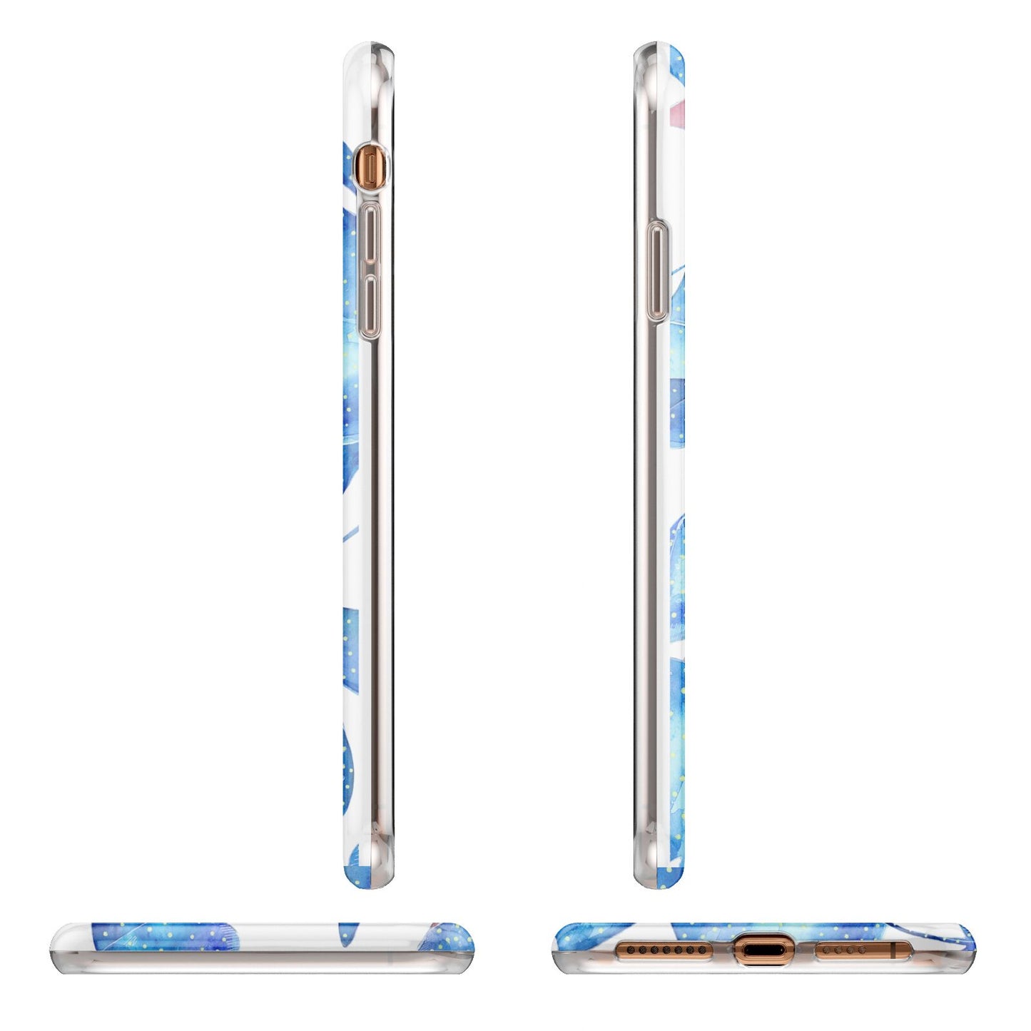 Devil Fish Apple iPhone XS Max 3D Wrap Tough Case Alternative Image Angles