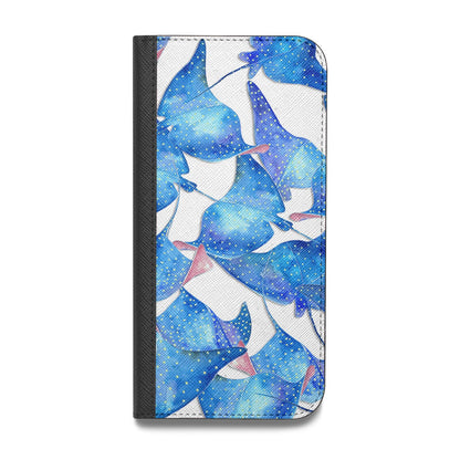 Devil Fish Vegan Leather Flip iPhone Case