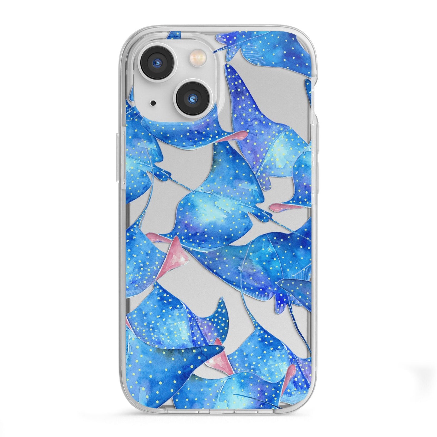 Devil Fish iPhone 13 Mini TPU Impact Case with White Edges