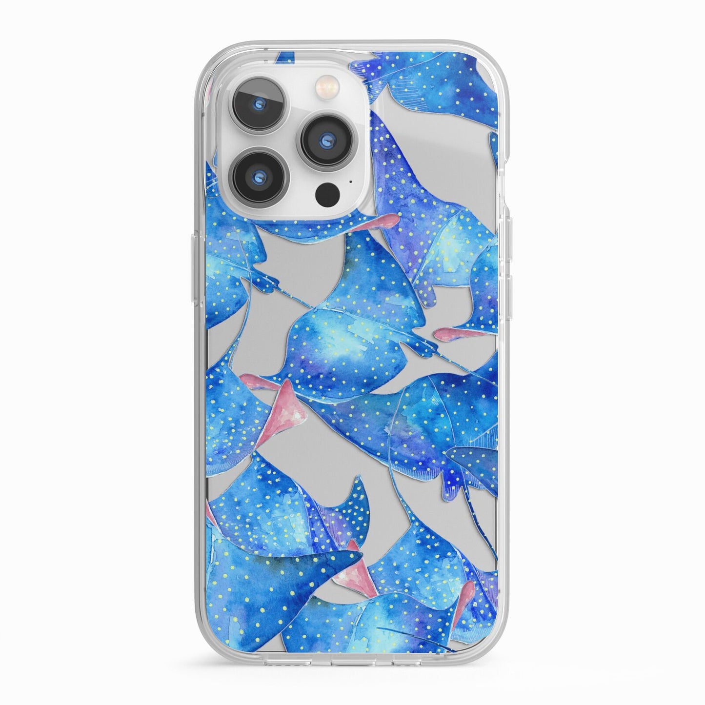 Devil Fish iPhone 13 Pro TPU Impact Case with White Edges