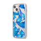 Devil Fish iPhone 14 Plus Clear Tough Case Starlight Angled Image
