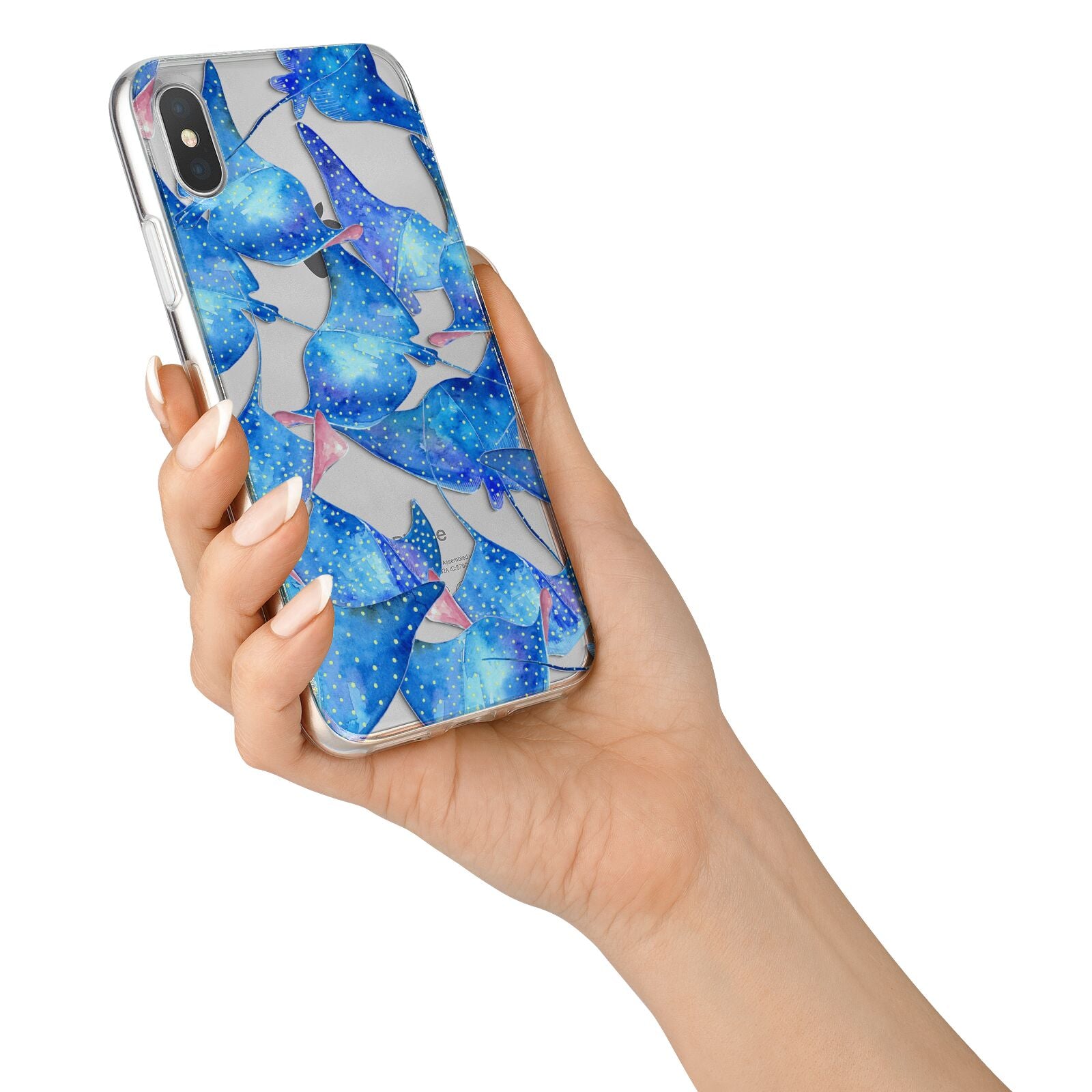 Devil Fish iPhone X Bumper Case on Silver iPhone Alternative Image 2