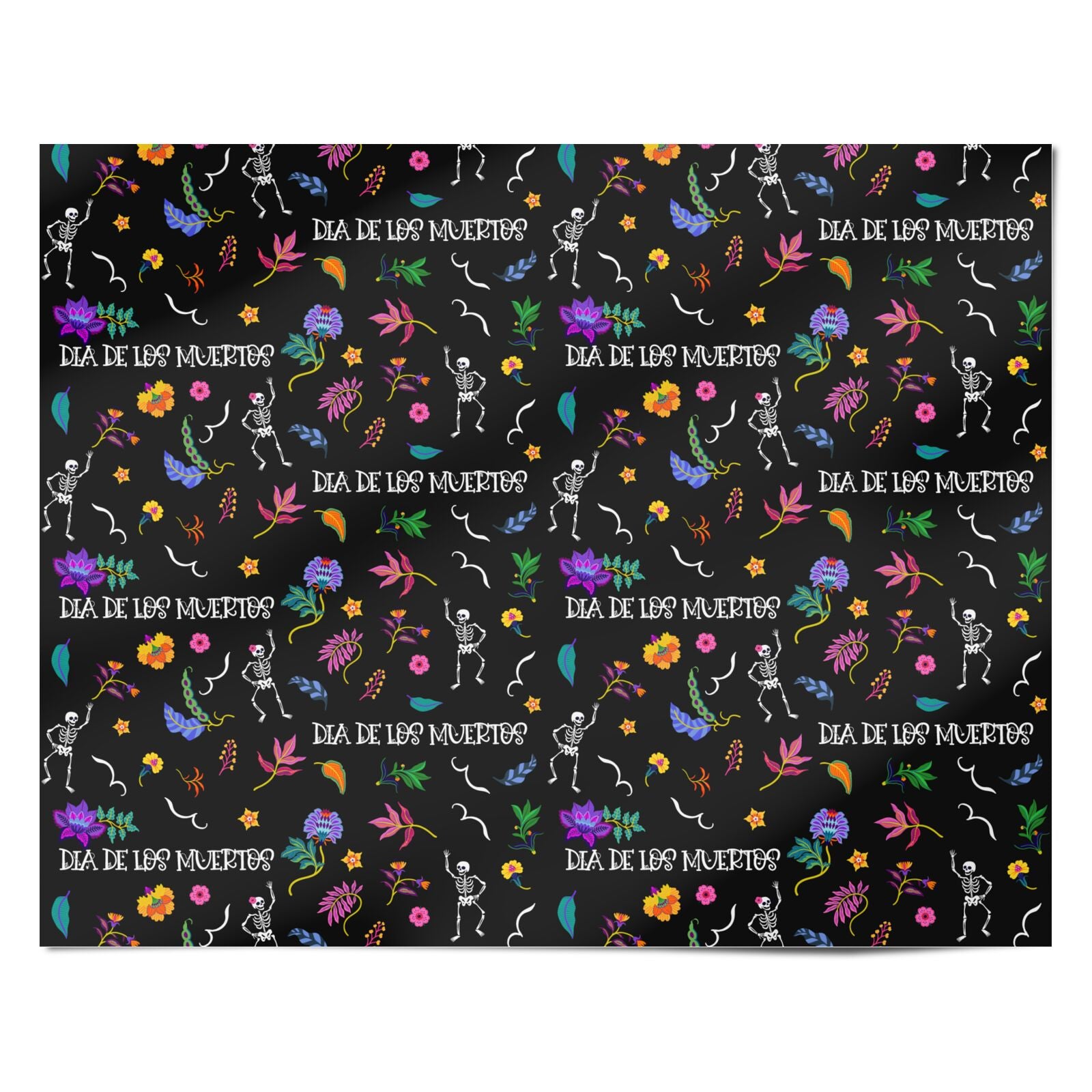 Dia de los Muertos Personalised Wrapping Paper Alternative