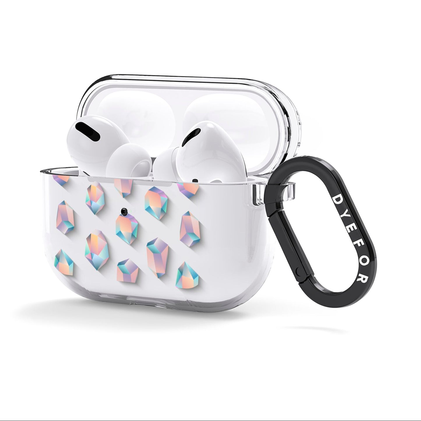 Diamond AirPods Clear Case 3rd Gen Side Image