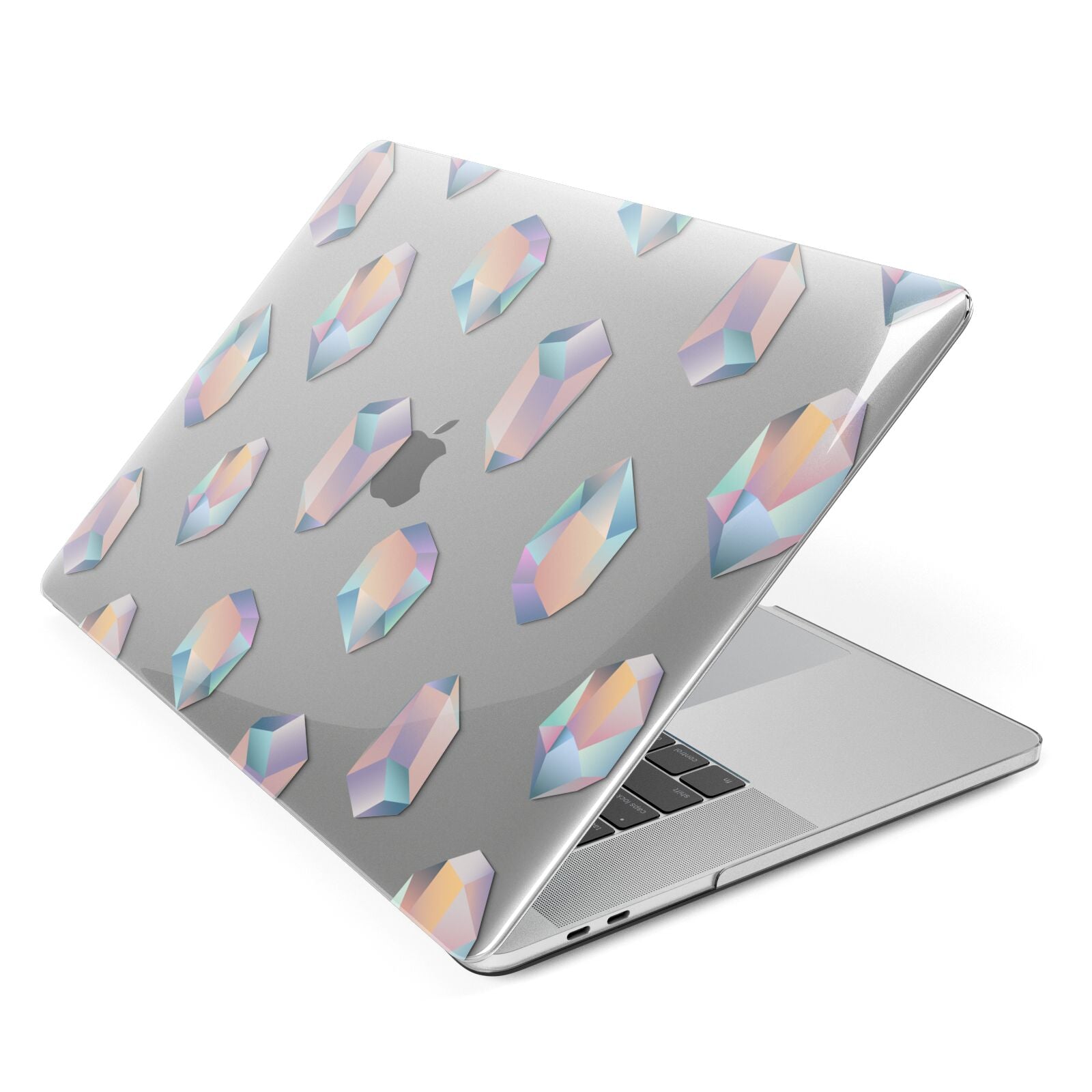 Diamond Apple MacBook Case Side View