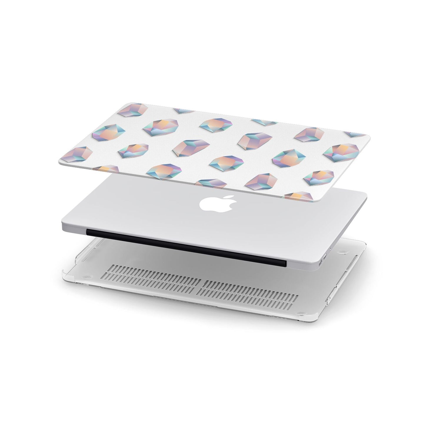 Diamond Apple MacBook Case in Detail