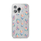 Diamond iPhone 14 Pro Max Glitter Tough Case Silver