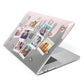 Digital Hearts Photo Upload with Text Apple MacBook Case Side View