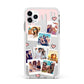 Digital Hearts Photo Upload with Text Apple iPhone 11 Pro Max in Silver with White Impact Case