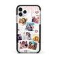 Digital Hearts Photo Upload with Text Apple iPhone 11 Pro in Silver with Black Impact Case