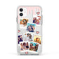 Digital Hearts Photo Upload with Text Apple iPhone 11 in White with White Impact Case