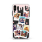 Digital Hearts Photo Upload with Text Apple iPhone Xs Max Impact Case White Edge on Black Phone