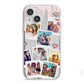Digital Hearts Photo Upload with Text iPhone 13 Mini TPU Impact Case with White Edges